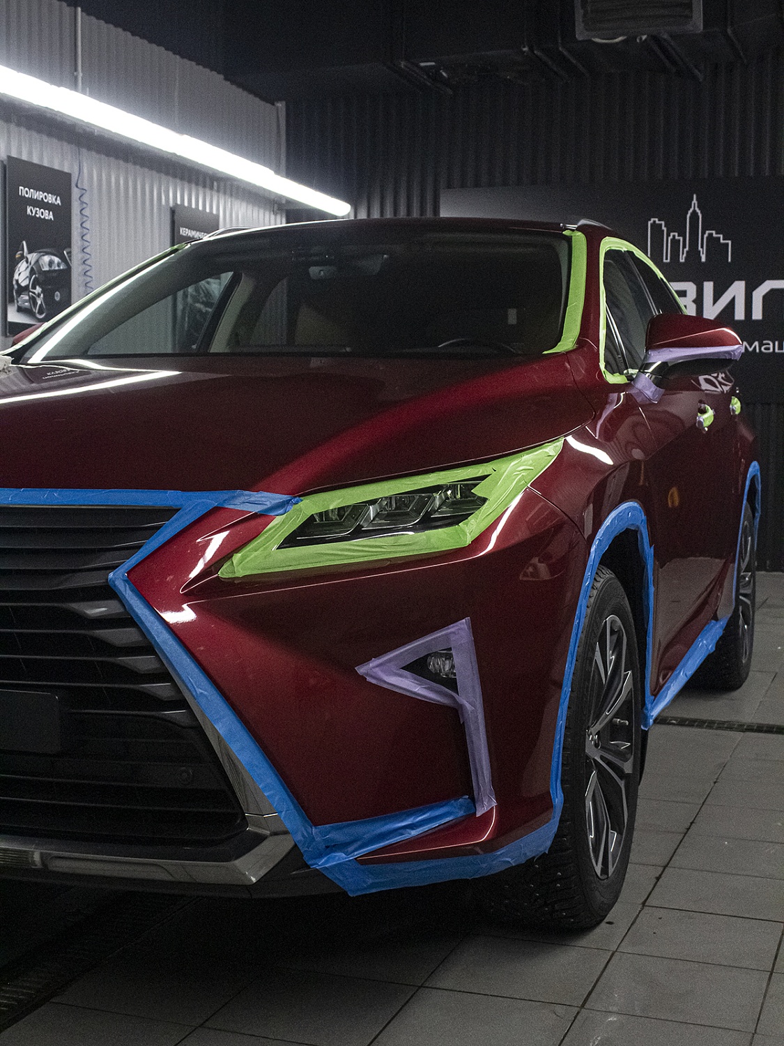 Lexus RX 350 red